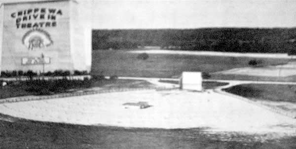 Chippewa Drive-In Theatre - 1951 Article From Kara Tillotson (newer photo)